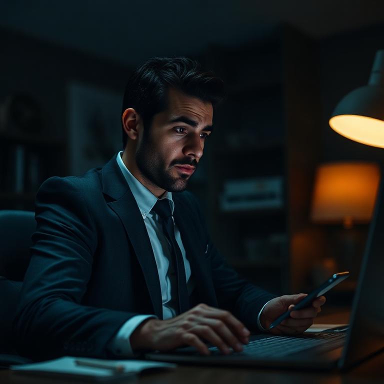 Empresário esperando indicação chegar